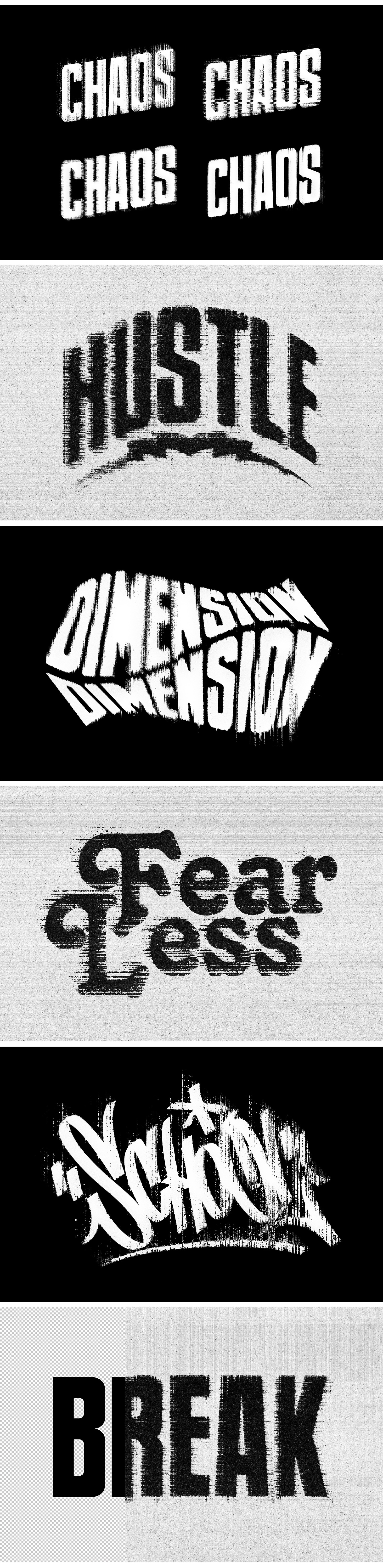 Distort Scan Text&Logo Effect Distort Scan Text&Logo Effect