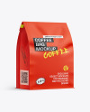 Coffee Bag w/ Tin Tie Mockup