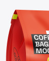 Coffee Bag w/ Tin Tie Mockup