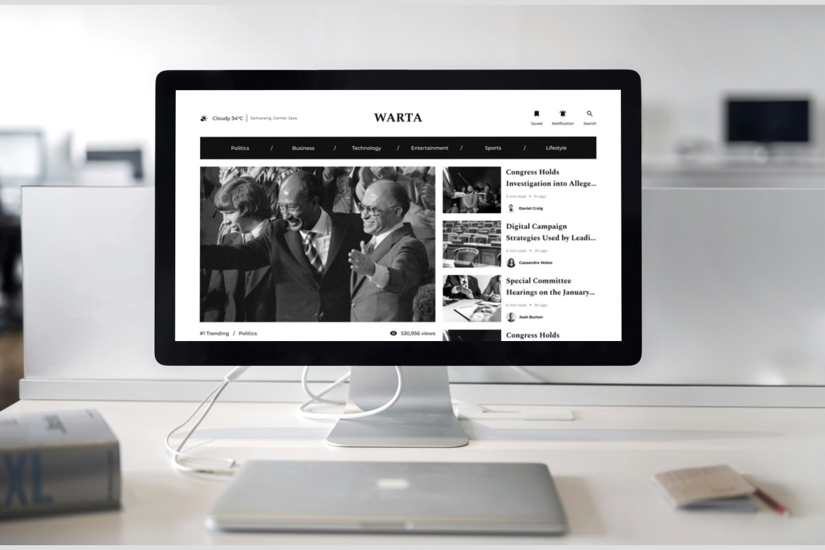 Warta - News Portal Landing Page Warta - News Portal Landing Page