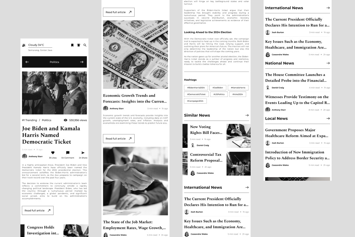 Warta - News Portal Landing Page Warta - News Portal Landing Page