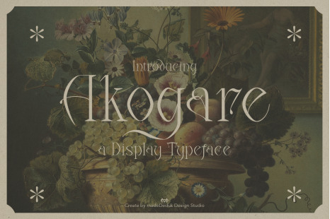 Akogare Font - Retrofont