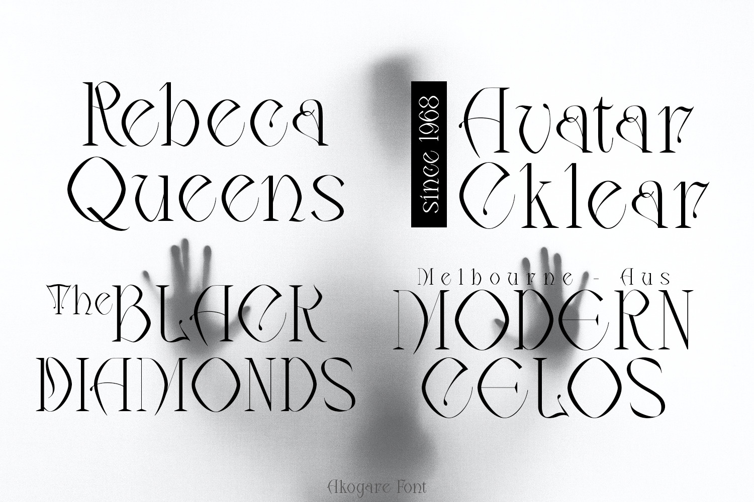 Akogare Font Akogare Font