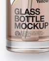 Lying Spray Bottle Mockup - Top View Lying Spray Bottle Mockup - Top View