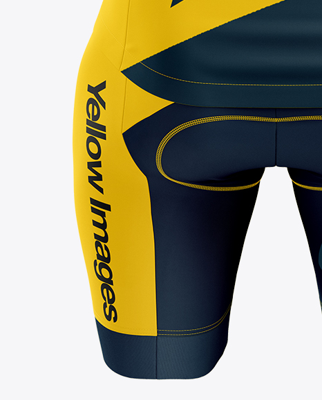 Women’s Cycling Kit mockup (Back View)