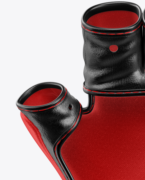 MMA Glove Mockup - Back View