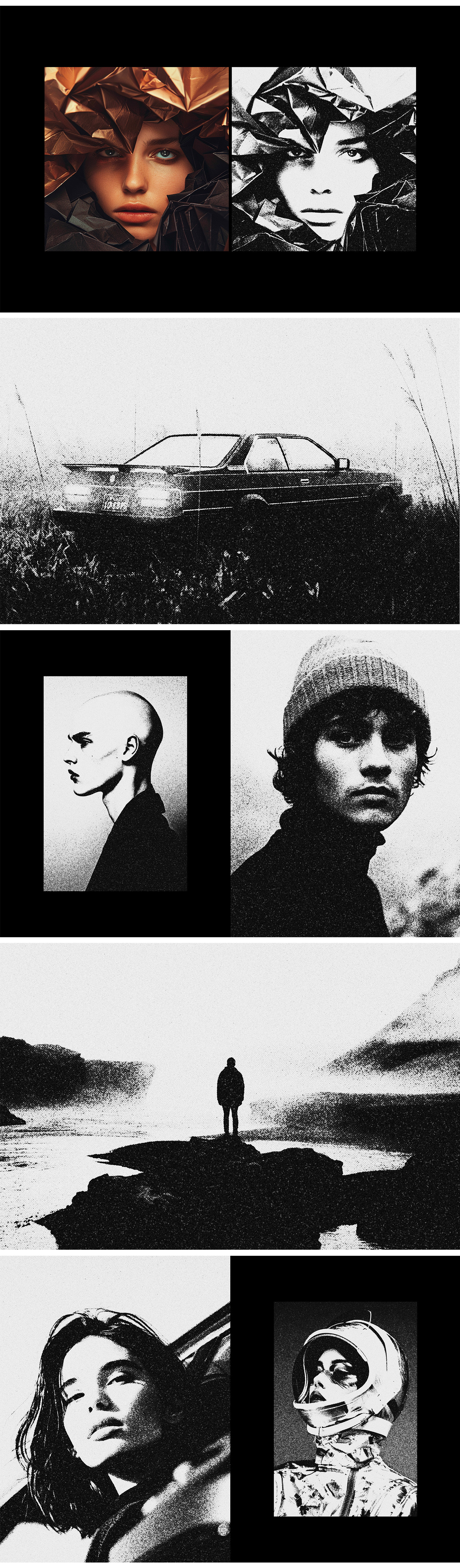 Old Print Photo Effect Old Print Photo Effect