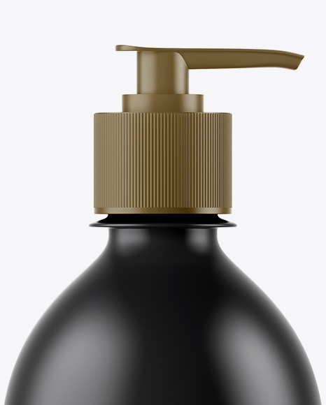 Matte Liquid Soap Bottle with Pump Mockup Matte Liquid Soap Bottle with Pump Mockup