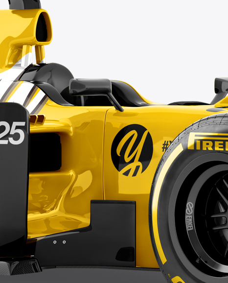 McLaren Formula 1 Mockup - Right Half Side View