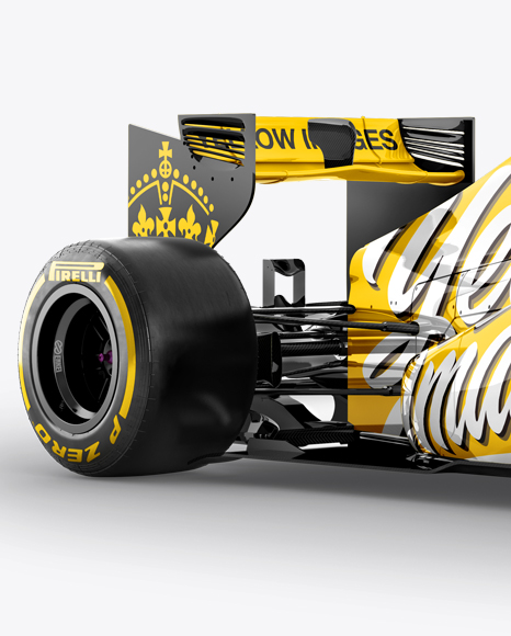 McLaren Formula 1 Mockup - Right Half Side View