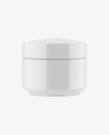 Glossy Cosmetic Jar Mockup