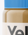 Glass Jar with Peanut Butter Mockup
