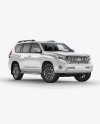 Land Cruiser Prado Mockup - Half Side View