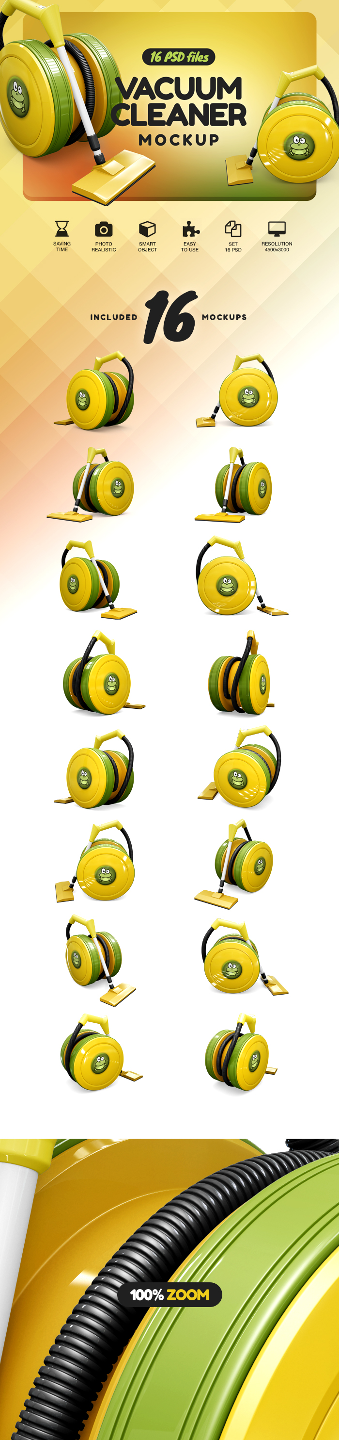 Vacuum Cleaner Mockup Vacuum Cleaner Mockup
