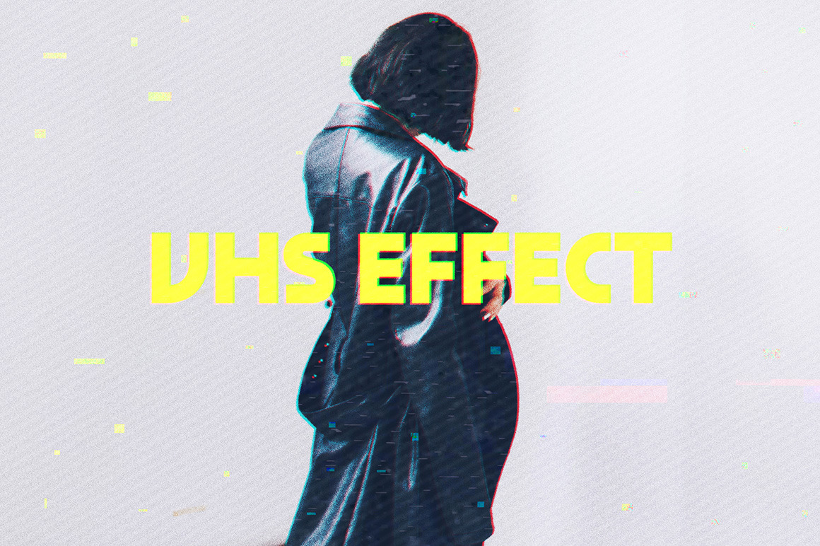VHS Glowing Photo Effect VHS Glowing Photo Effect