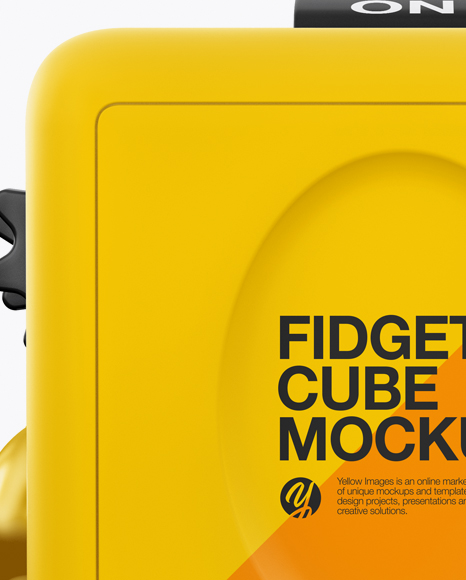 Fidget Cube Mockup - Front View