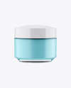 Clear Glass Cosmetic Jar Mockup Clear Glass Cosmetic Jar Mockup