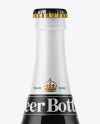 500ml Amber Glass Stout Beer Bottle Mockup