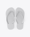 Flip Flops Mockup - Top View