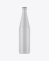 Matte Ceramic Beer Bottle Mockup