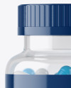 Clear Bottle With Pills Mockup Clear Bottle With Pills Mockup