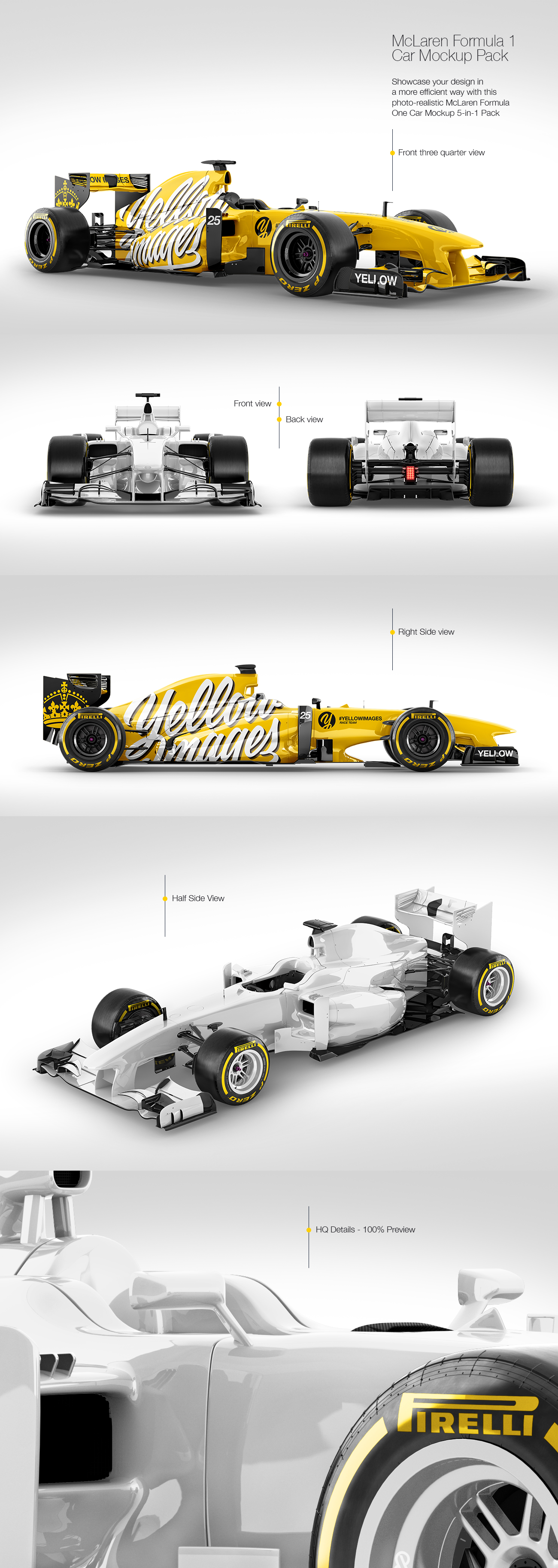 McLaren Formula 1 Mockup Pack