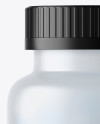Frosted Bottle With Pills Mockup Frosted Bottle With Pills Mockup