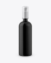 200ml Glass Bottle with Pump Mockup