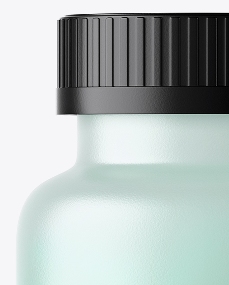 Frosted Bottle With Pills Mockup Frosted Bottle With Pills Mockup