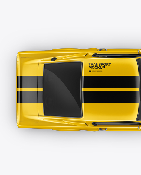 1967 Shelby Mustang GT500 Mockup - Top View