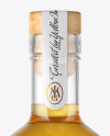 Single Malt Whisky Bottle with Wooden Cap Mockup