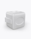 Fidget Cube Mockup - Half Side View