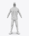 Men's Sport Suit Mockup - Front View