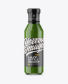 Glass Pesto Sauce Bottle Mockup Glass Pesto Sauce Bottle Mockup