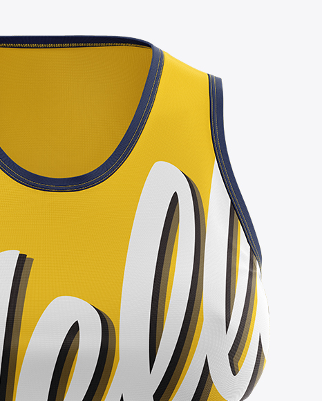 Netball Dress HQ Mockup - Front View