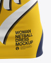 Netball Dress HQ Mockup - Front View