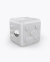 Fidget Cube Mockup - Half Side View