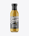 Glass Mustard Bottle Mockup Glass Mustard Bottle Mockup