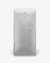 16oz Paper Coffee Bag Mockup - Front View