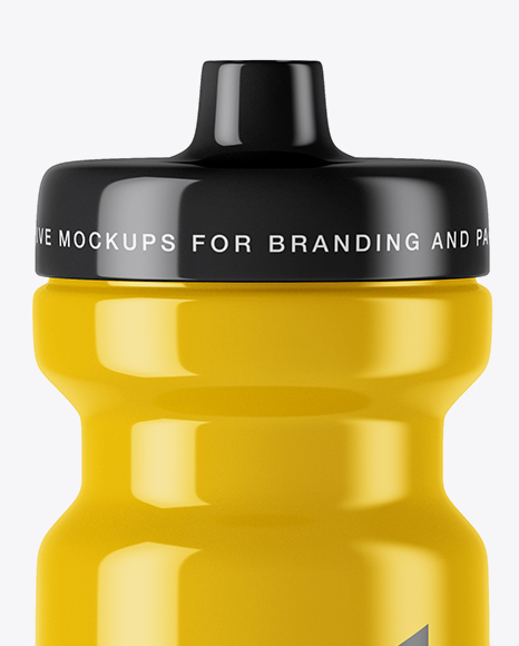 Glossy Sport Bottle Mockup