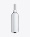 Clear Glass Bottle With Vodka Mockup Clear Glass Bottle With Vodka Mockup