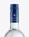 Clear Glass Bottle With Vodka Mockup Clear Glass Bottle With Vodka Mockup