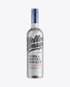 Frosted Glass Bottle With Vodka Mockup Frosted Glass Bottle With Vodka Mockup