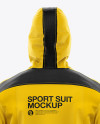 Men's Sport Suit Mockup - Back View