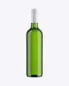 Green Bottle With Whisky Mockup Green Bottle With Whisky Mockup