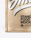 Kraft Paper Food Bag Mockup - Front View