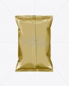 Gold Plastic Snack Package Medium