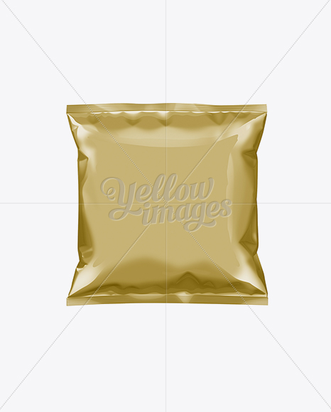 Gold Plastic Snack Package Small