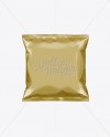 Gold Plastic Snack Package Small