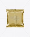 Gold Plastic Snack Package Small